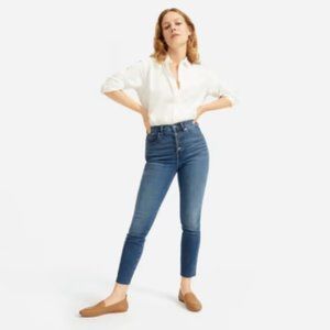 Everlane Authentic Stretch High-Rise Skinny Button Fly